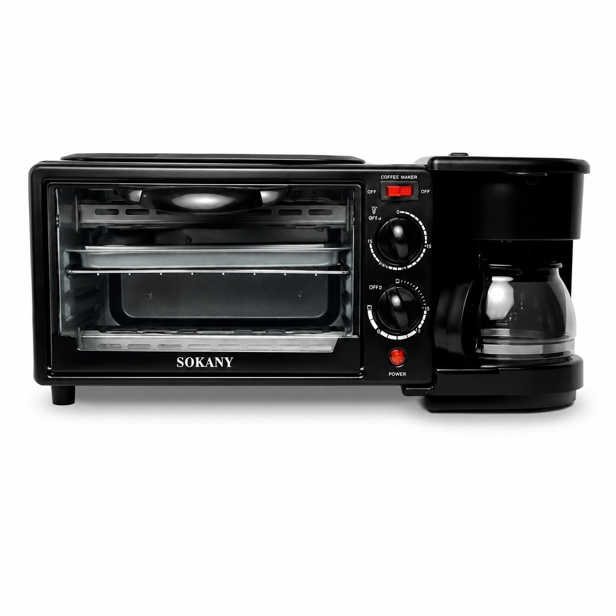 Horno Eléctrico 3 en 1