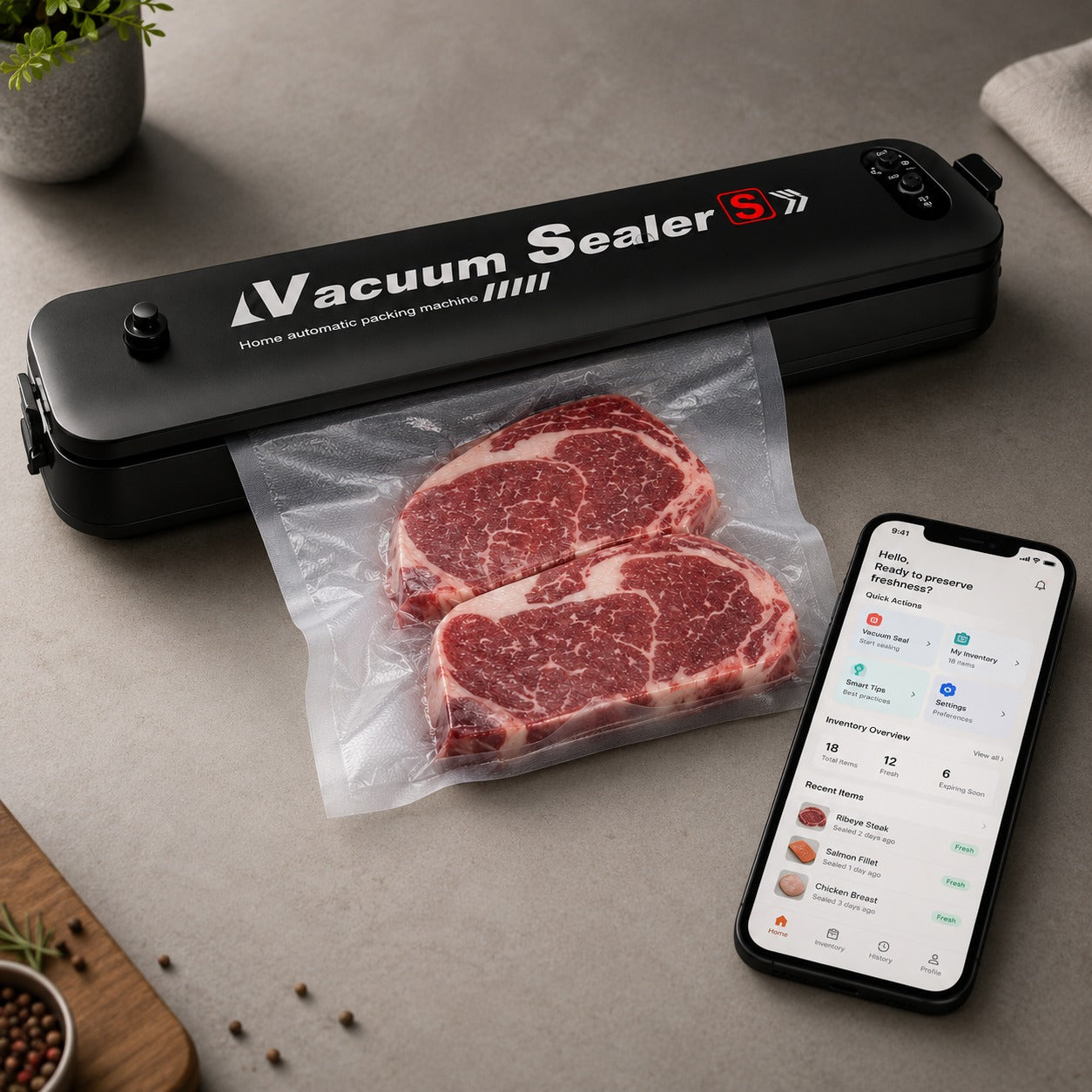 Máquina Selladora al Vacío