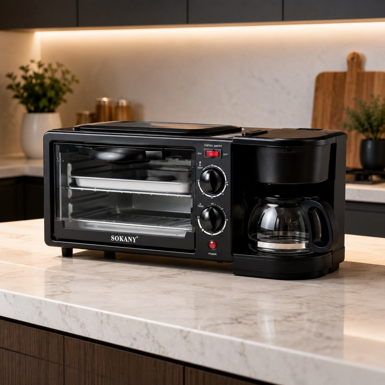 Horno Eléctrico 3 en 1