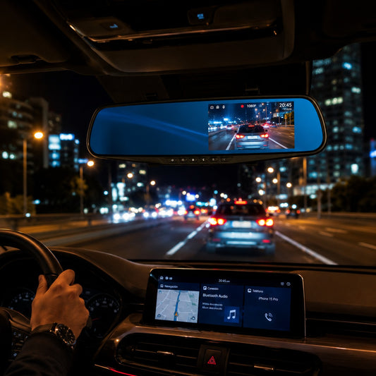 Espejo Retrovisor Doble Cámara